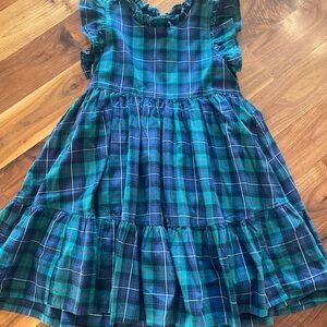 Pink Chicken Jennifer Dress-Green Tartan